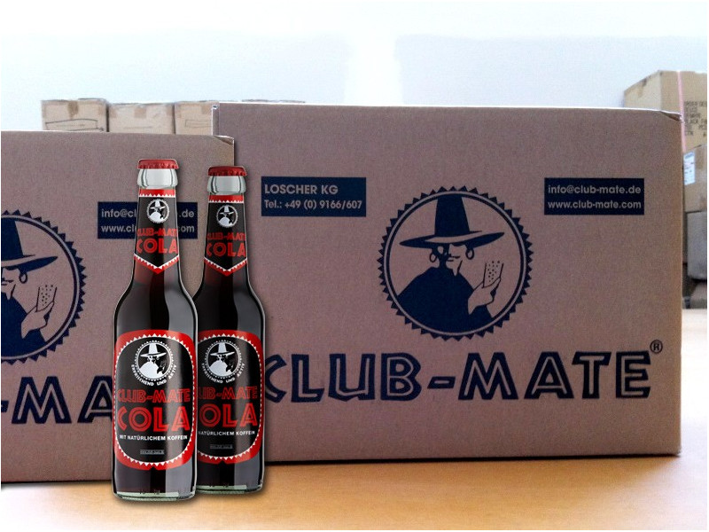 Club Mate Cola 0,33 l - karton 24 ks