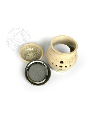 VYKUŘOVACÍ PÍCKA, RAKU bílá