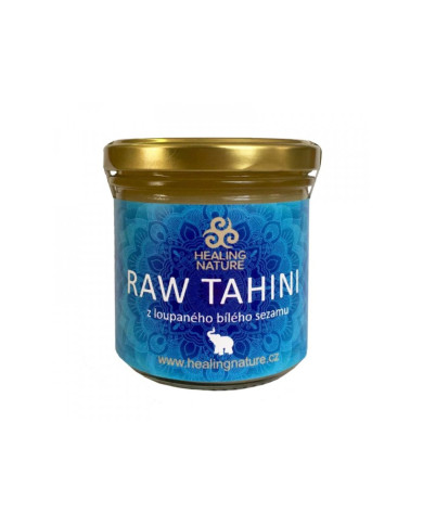 HN RAW Tahini z loupaného bílého sezamu, 165 ml