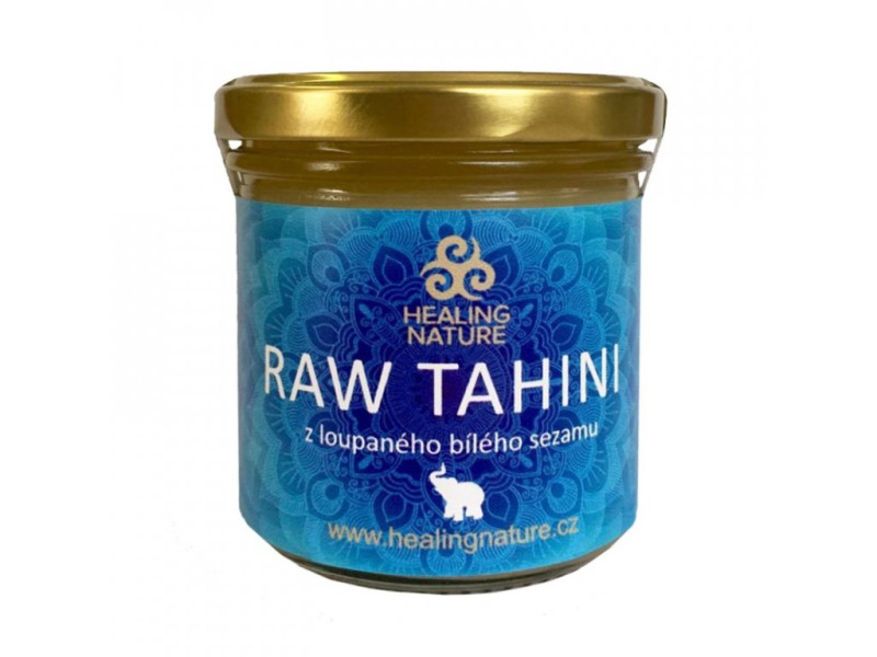 HN RAW Tahini z loupaného bílého sezamu, 165 ml