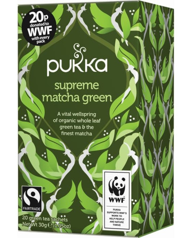 Pukka čaj Supreme Matcha zelený