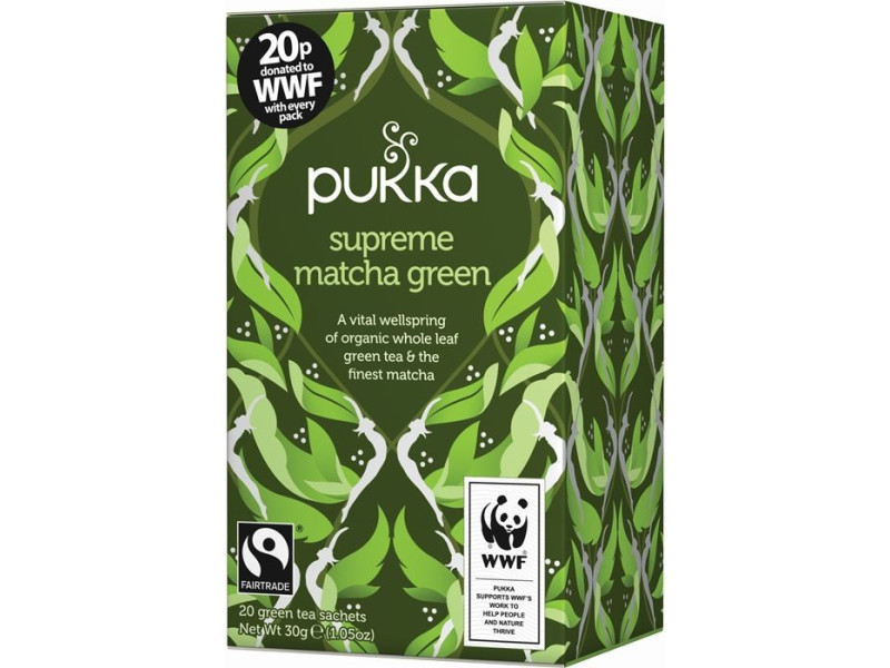 Pukka čaj Supreme Matcha zelený