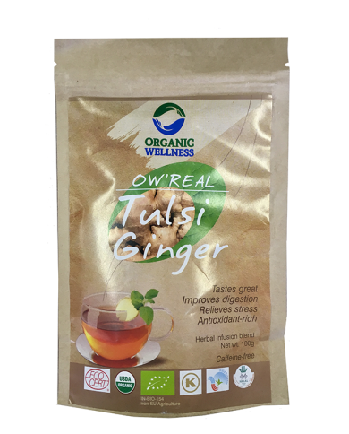 BIO TULSI GINGER - cestovní balení (náplň), 100 g