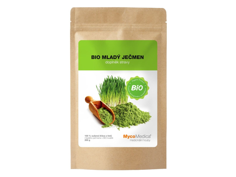 BIO Mladý ječmen té nejvyšší kvality | MycoMedica