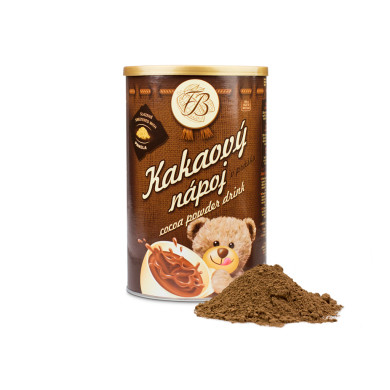 KAKAOVÝ NÁPOJ SLAZENÝ BIO TŘTINOVOU ŠŤÁVOU, 500G
