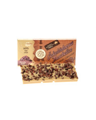 Čokoláda bílá 40% s kousky kakaových bobů, 45 g 