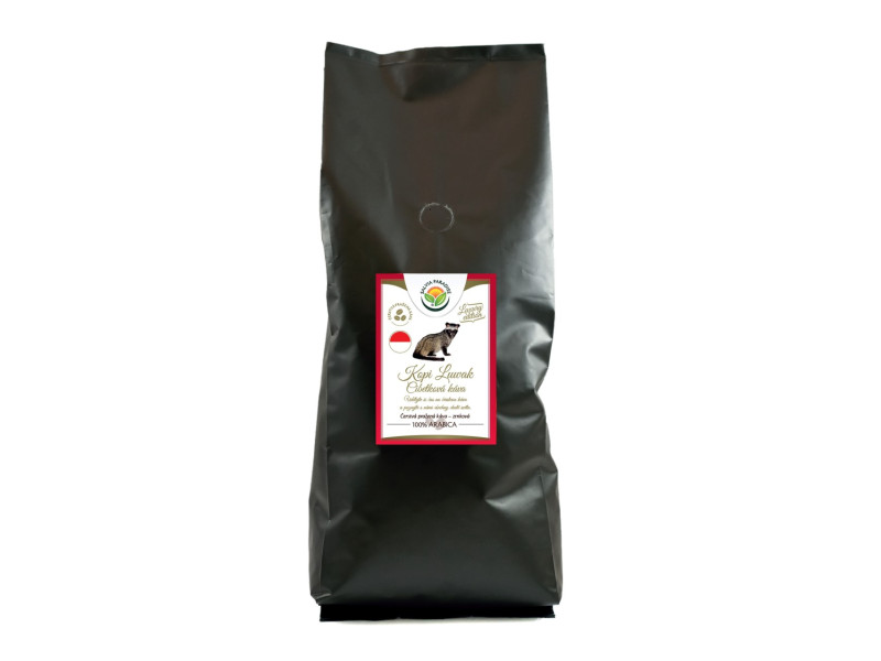 Káva - Kopi Luwak - cibetková káva
