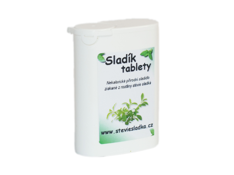 Sladík sladidlo - stévie sladká tablety