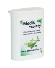 Sladík sladidlo - stévie sladká tablety