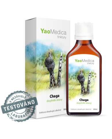 Chaga - tinktura z medicinálních hub