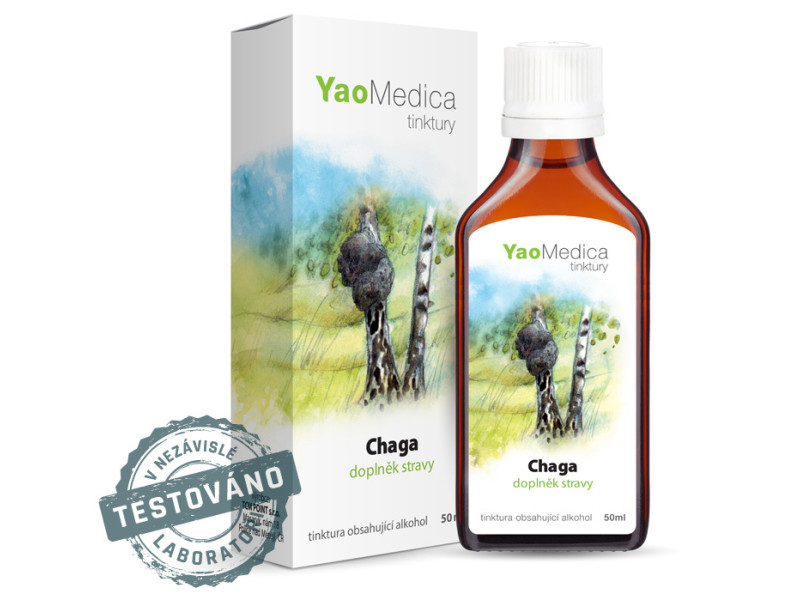 Chaga - tinktura z medicinálních hub