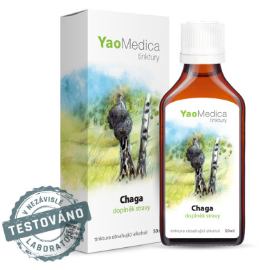 Chaga - tinktura z medicinálních hub