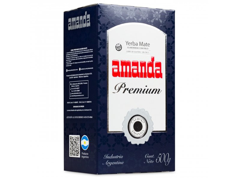 YERBA MATE AMANDA PREMIUM 500G