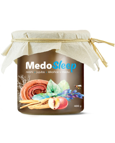 MedoSleep - reishi, jujuba a lékořice v medu | MycoMedica