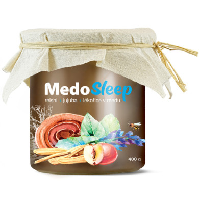 MedoSleep - reishi, jujuba a lékořice v medu | MycoMedica