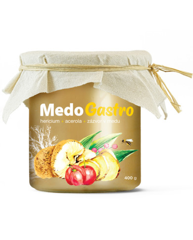 MedoGastro - hericium, acerola a zázvor v medu | MycoMedica