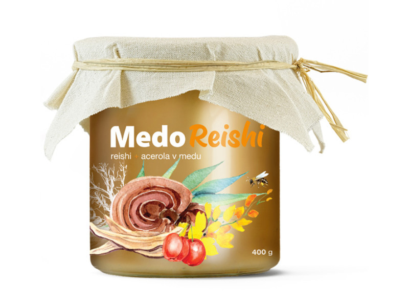 MedoReishi - reishi a acerola v medu | MycoMedica