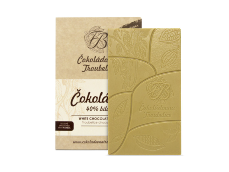 Čokoláda bílá 40% , 45 g - EDICIÓN NUEVA
