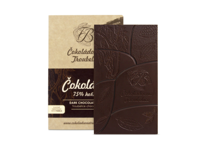 Čokoláda hořká 75%, 45 g - EDICIÓN NUEVA