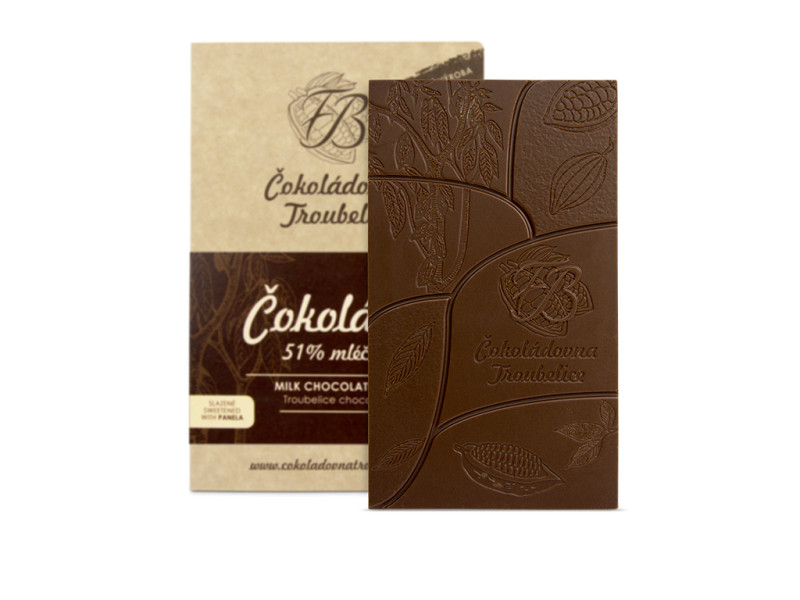 Čokoláda mléčná 51%, 45 g - EDICIÓN NUEVA