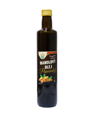 Mandlový olej 100% - lisovaný za studena 500 ml