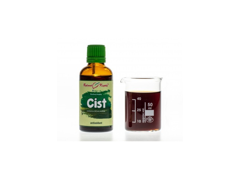 Cist (růže cistová) - bylinné kapky (tinktura) 50 ml