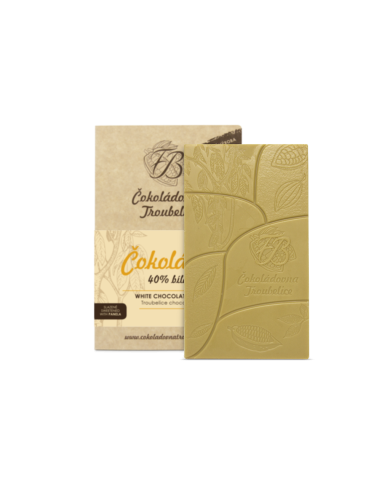 Čokoláda bílá 40% s marakujou, 45 g - EDICIÓN NUEVA