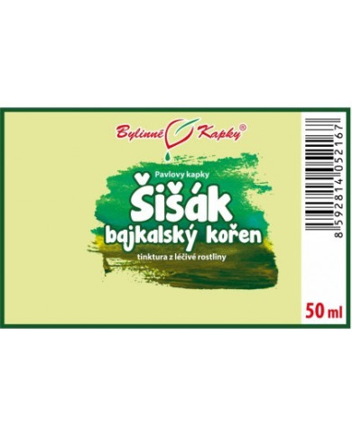 Šišák bajkalský kořen - bylinné kapky (tinktura) 50 ml
