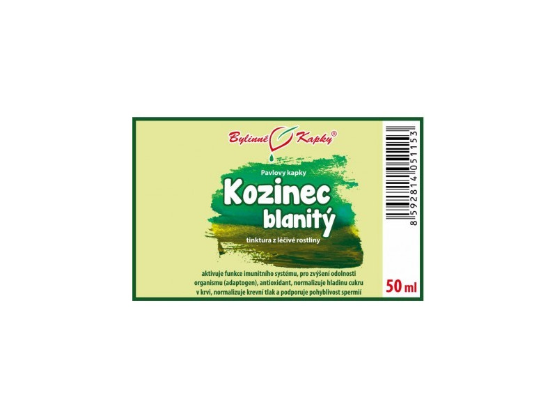Kozinec - bylinné kapky (tinktura) 50 ml