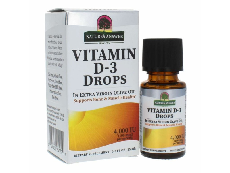 NA: Natures Answer VITAMIN D-3, 15 ml