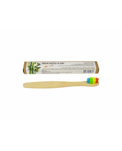 Bambusový dětský zubní kartáček měkký