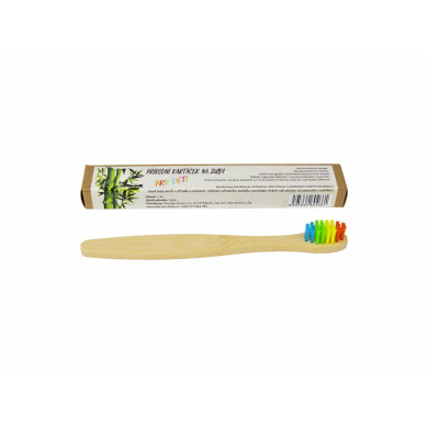 Bambusový dětský zubní kartáček měkký