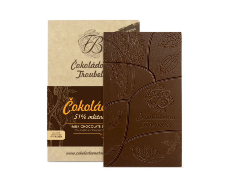 Čokoláda mléčná 51% s marakujou, 45 g - EDICIÓN NUEVA
