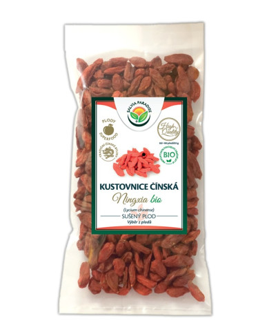 Kustovnice čínská - goji výběr plodů BIO