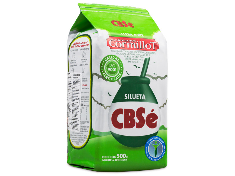 Yerba Mate CBSé SILUETA + VITAMINAS 500G