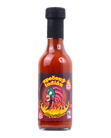 Zpečený Indián Extra Hot 185g chilli omáčka silně pálivá