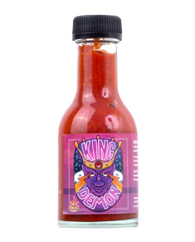 Zpečený Indián King Demon 100g chilli omáčka extrémně pálivá