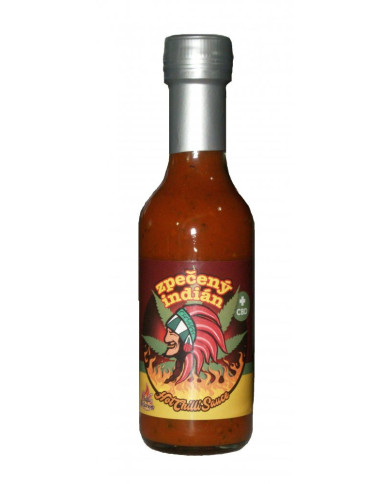 Zpečený Indián CBD 185g chilli omáčka středně pálivá