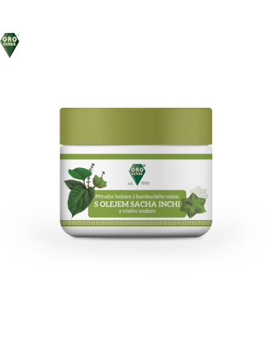 Přírodní balzám z bambuckého másla s olejem Sacha Inchi a včelím voskem - 50 ml
