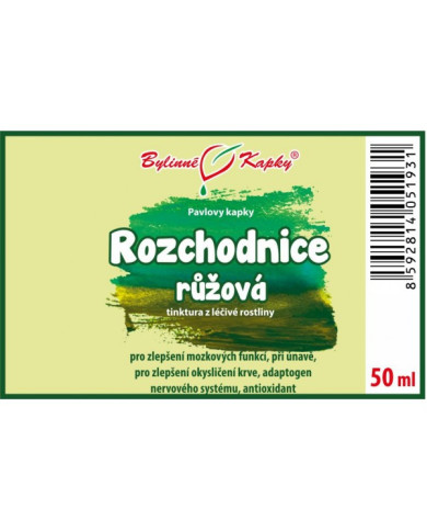 Rhodiola (rozchodnice) (TCM) - bylinné kapky (tinktura) 50 ml