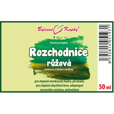 Rhodiola (rozchodnice) (TCM) - bylinné kapky (tinktura) 50 ml