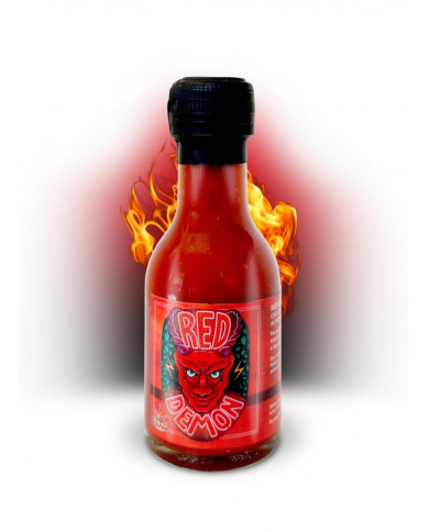 Zpečený Indián Red Demon 65g chilli omáčka extrémně pálivá