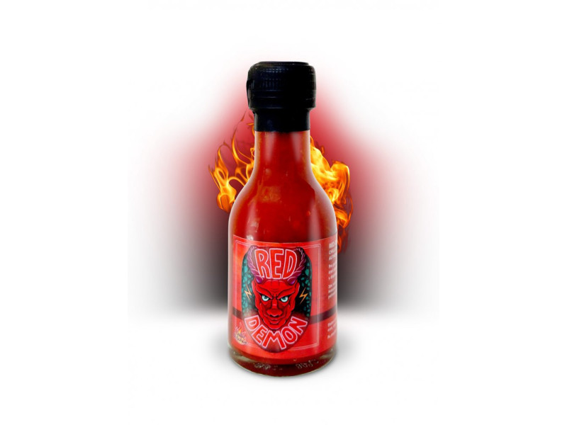 Zpečený Indián Red Demon 65g chilli omáčka extrémně pálivá