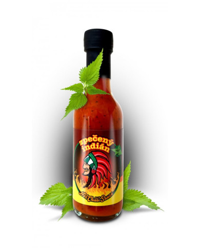 Zpečený Indián Kopřivový 185g chilli omáčka jemně pálivá