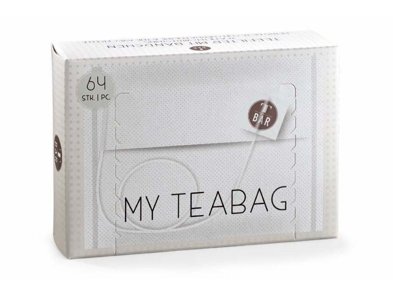 Čajové filtrační sáčky "My Teabag" 64 ks