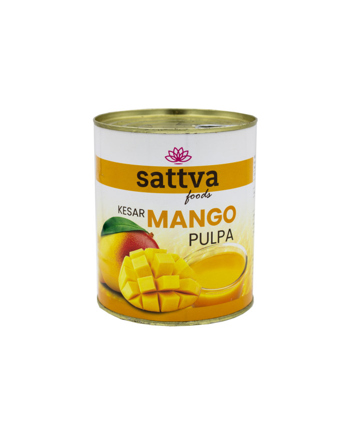 Mangové pyré (odrůda Kesar mango), 850 g, Sattva