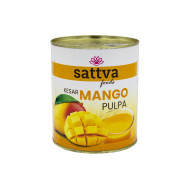 Mangové pyré (odrůda Kesar mango), 850 g, Sattva