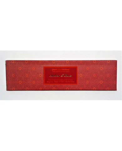 Vonné tyčinky - Pure Incense, Absolute Amber a Rose