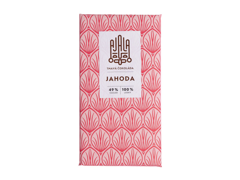 JAHODA  49 % Cacao 100% Lásky