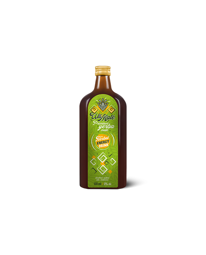 Energetický bylinný nápoj z Yerba Maté, 500 ml, Phenomena